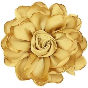 TengRiah Rose Brooch and Pin for Women Elegant Delicate Flower Pin Shawl Clip Duck Beak Clip for Women's Dress Banquet Party Jewelry Gift 2Pack