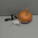 InnoGear Aromatherapy Diffuser & 10 Essential Oils Set, 400ml Diffuser Ultrasonic Diffuser Cool Mist Humidifier with 4 Timers 7 Colors Light Waterless Auto Off for Large Room Office, Yellow Wood Grain