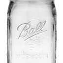 Ball Quart (32oz) Jar with Silver Lid, Wide Mouth, 1 Jar