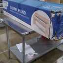 WENCAI 88 Key Electric Piano Velocity-Sensitive Keyboard, 88 Keys Home Upright Digital Pianos, Wooden Electronic Piano for Beginner Adult with 3 Pedals, Supports USB-MIDI/Wireless Connect, White