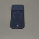 SURITCH for iPhone 15 Pro Max Case with Magnetic Camera Slide Cover and Adjustable Kickstand, Compatible with MagSafe, Shockproof Bumper Case Slim Protective Cover 6.7 Inch, Blue