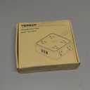 TESSAN Surge Protector Power Strip Black, 5 Ft Flat Plug Extension Cord with 3 USB (1 USB C) 8 Outlets, 900J Surge Protection, 3 Sided Outlet Extender with Power Switch for Office, Dorm Room