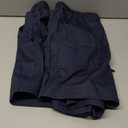 Acelitt Women Comfy Drawstring Casual Elastic Waist Pocketed Shorts (2XL, Navy Blue)