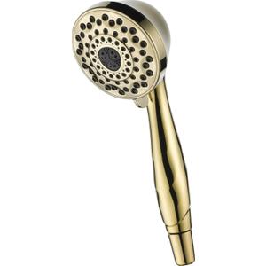 DELTA FAUCET 59426-PB-PK Delta Tub Faucets and Accessories Premium 7-Setting Hand Shower, Polished Brass