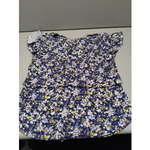 Womens Tops Dressy Casual Summer Short Sleeve T-Shirts Trendy Loose Blouse V Neck Tunic Tops to Wear Size L