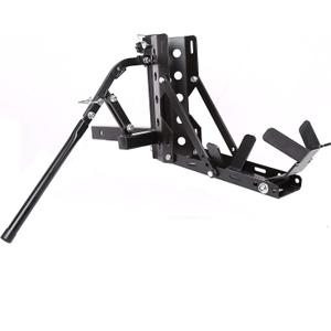 ECOTRIC 800LBS Motorcycle Trailer Hitch Scooter Hauler Mount Rack 2" Motorcycle Tow Carrier Receiver Heavy Duty Steel