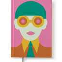 Olimpia Zagnoli Pink Midsized Blank Notebook