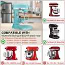 Flat Beater for KitchenAid 5-6 Quart Bowl-Lift Stand Mixer, Stainless Steel Paddle Attachments Fits for Kitchenaid Professional 5 Plus and 600 Seris Mixer, Mixing Accessories, Dishwasher Safe