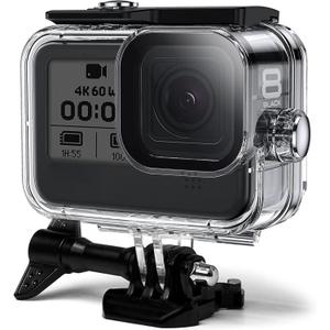 FitStill 60M Waterproof Case for Go Pro Hero 8 Black, Protective Underwater Dive Housing Shell with Bracket Accessories for Go Pro Hero8 Action Camera