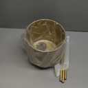 Mid-Century Metal Flowerpot with Stands, Gold Stylish Modern Floor-Standing Flowerpot,Suitable for Orchid, Aloe Indoor Outdoor Decoration 8.5'' Wide 18'' high