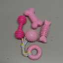 CGBD Puppy Toys, 5 Pack Dog Chew Toys for Puppy, Cute Pink Small Dog Toys, Teething Toys for Puppies, Soft Durable Interactive Chew Toy for Small Dogs