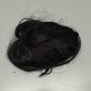 Ponytail Extension, 20 Inch Claw Clip Ponytail Extension Human Hair Long Straight Jaw Clip in Real Hair Pony Tails Hairpieces for Women Natural Black