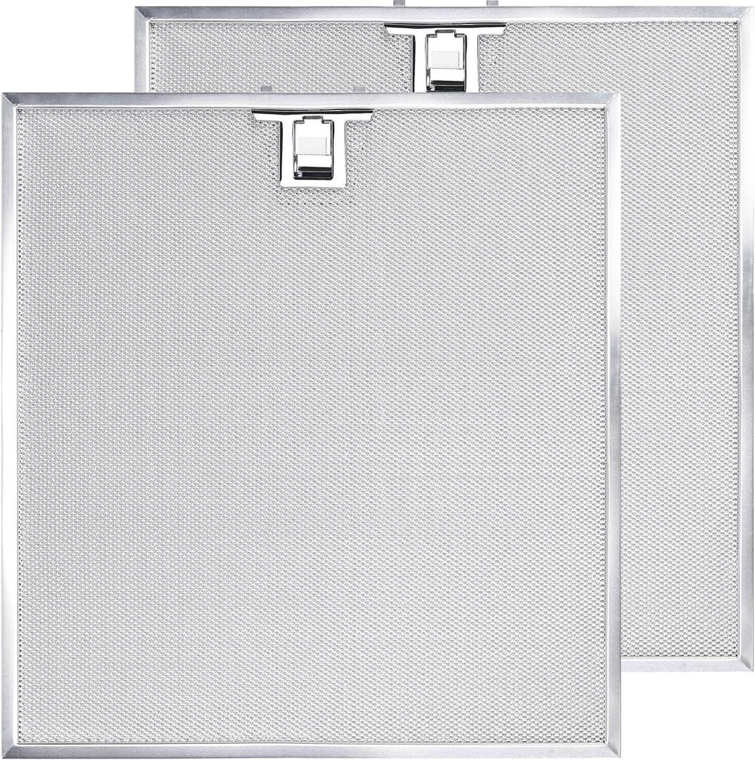 Range Hood Filter Replacement, 30 In Pyramid Wall Mount Range Hood Filters Replacement, Vissani-WA0575, Grease Filters 13.54x14.41Inch (344x366mm), Aluminum Vent Filter from Huare Technology, 2PCS