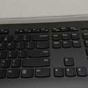 Lenovo Professional Wireless Keyboard and Mouse Combo, 2.4 GHz USB Wireless Receiver, Full Size Ambidextrous Mouse, 24 Month Battery Life, Black