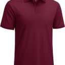 Cavva Men's Polo Shirts Short Sleeve Performance Quick Dry Moisture Wicking Collared Shirt for Golf Fishing (Medium)