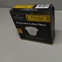 Pro Mael Disposable K Cup Filters, Coffee Filter Paper for Keurig Brewers Single Serve 1.0 and 2.0, Use with Reusable K Cup Pods (200 Count, White)