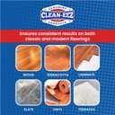 Clean-eez Ultimate Floor Restorer & Polish - Revitalize, Protect, Shine Wood, Laminate, Vinyl, Bamboo, Slate, Terracotta & More (1 Bottle W/Microfiber)