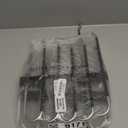 HUITEM Space Saving 6 Tier Pant Hangers, Anti-Slip, Stainless Steel, 2 Pack, Black
