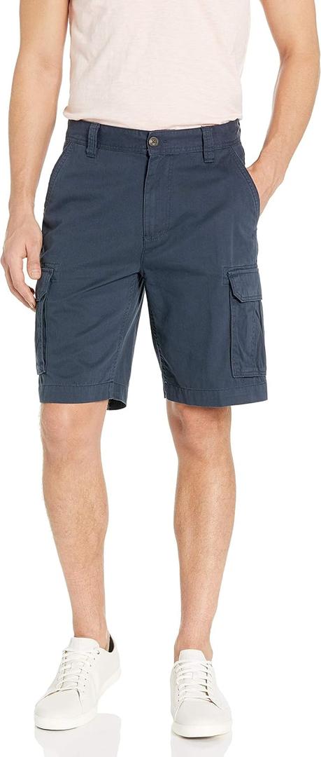Amazon Essentials Men's 10" Classic-Fit Cargo Shorts (Available in Big & Tall) (36, Dark Navy)