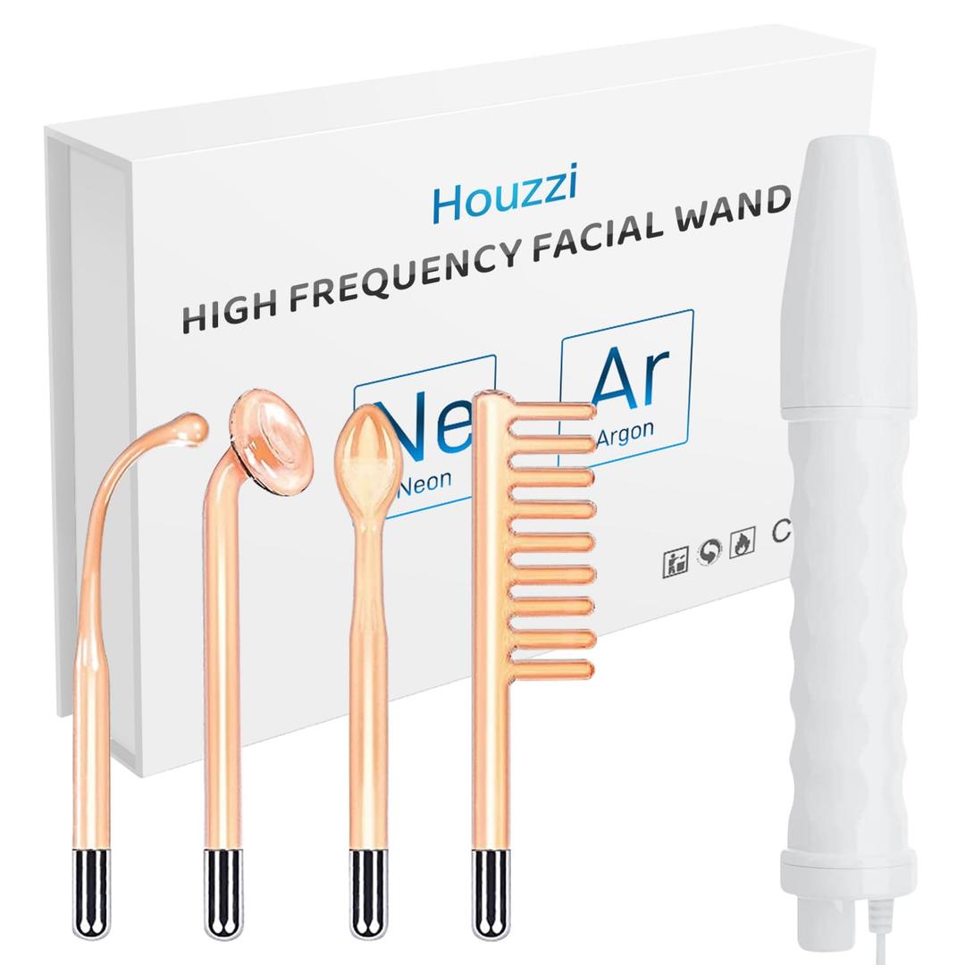 High Frequency Wand - High Frequency Facial Device (White)