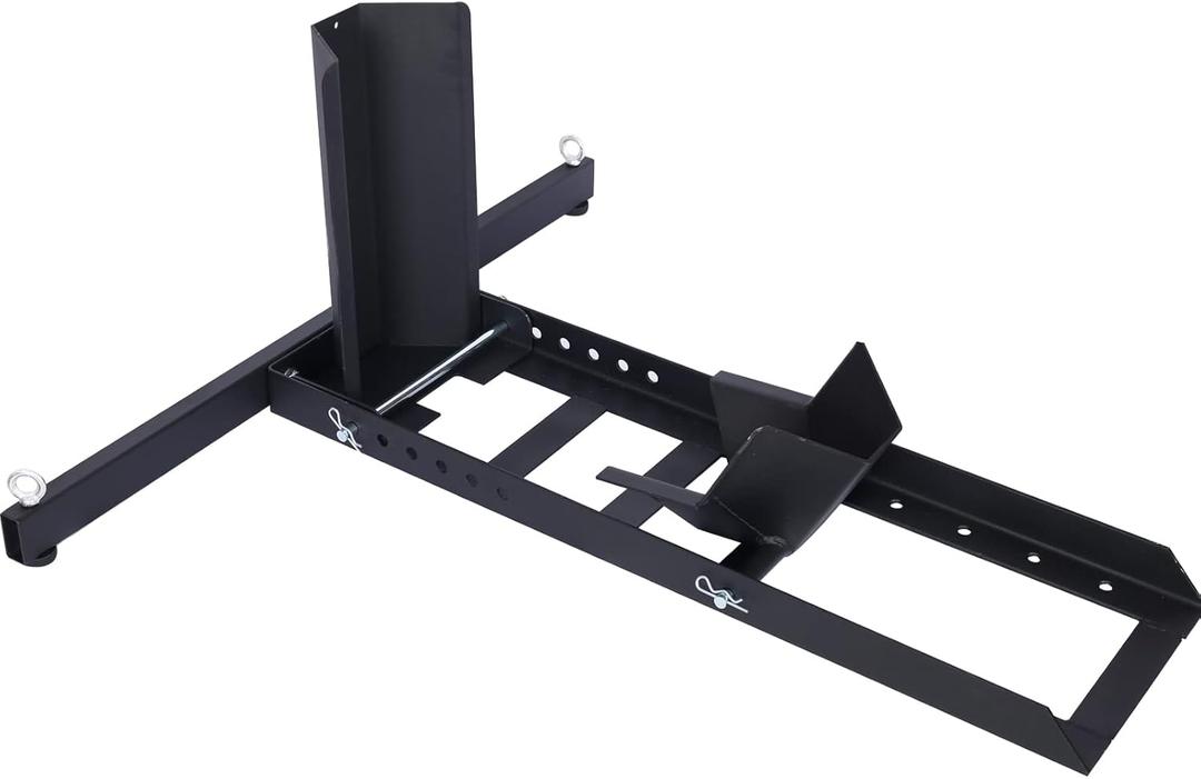 Motorcycle Front Tire Chock, 1800 Lb, Capacity Motorcycle Stand/Wheel Chock for 15"-22" Wheels, Adjustable Heavy Duty Motorbike Front Chock