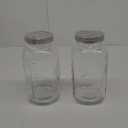 eleganttime 128 oz Mason Jars Extra Wide Mouth 2 Pack, 1 Gallon Glass Large Jars with Airtight Lid, Safe for Food Storage,Curing, Fermentation and Preservation