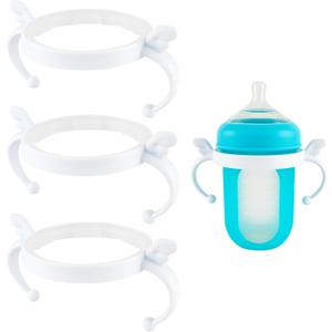 Baby Bottle Handles for Boon Bottles, Ergonomic Bottles Holder for Newborn, 3 Count