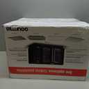 Gourmia Toaster Oven Air Fryer Combo 17 cooking presets 1700W french door digital air fryer oven 24L capacity accessories, convection rack, baking pan tray recipe book GTF7460,Large,Black