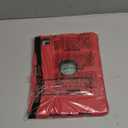 Case for iPad Pro 11-inch Case 2024 (M4), iPad 11 Pro Case with Pencil Holder, Built-in Stand Shockproof Rugged Protective Cover for iPad Pro 11-inch 5th Gen (Red)