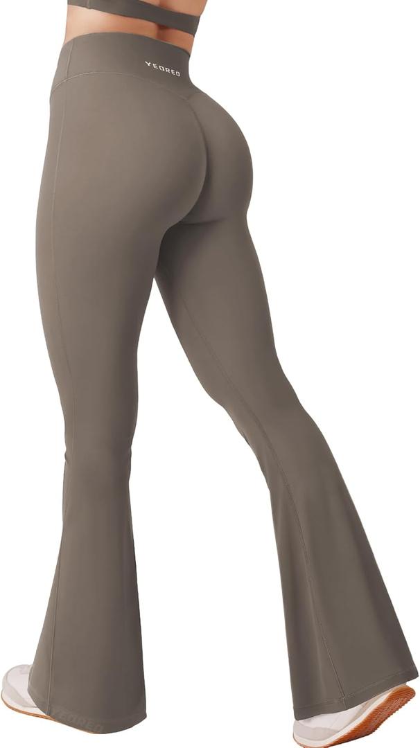 YEOREO Women's Baverly Workout Flare Leggings