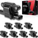 Torchbeam 8 Packs Ignition Coil UF413 Fit for Chevrolet GMC Cadillac Camaro Corvette Express Impala CTS Rainier Avalanche Silverado Suburban Savana V8 Replacement for UF413 12611424 12570616