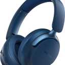 RORSOU B8 Bluetooth Headphones Over Ear, 6 EQ Music Modes and 50H Playtime Deep Bass Wireless Headphones with Mic, Lightweight Folding HiFi Stereo Headset for iPad/Travel/Tablet/PC/Home Blue