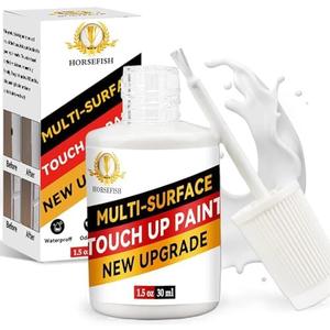 Set of 2 Pack, White Touch Up Paint, Multi-Surface Touch Up Paint Pen, White Paint for Walls, Chips, Scratches, Interior and Exterior for Wall Enamel Furniture Appliance Porcelain Cabinet Bath
