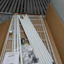 P4 Plus Rolling Clothes Rack Heavy Duty, Clothing Racks for Hanging Clothes, Free Standing Garment Racks with Wheels, Portable Closet Rack 45''W  20.5''D  80.5''H, Max Load 570 Lbs, White