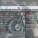 90/100-16, 150/80/16, 3.00-16, 3.25-16, 3.50-16, FOR CRF150R, CRF150F, DR125/150, KLX140L, Deep Tread Design Heavy Duty Off-Road Motorcycle Inner Tube,