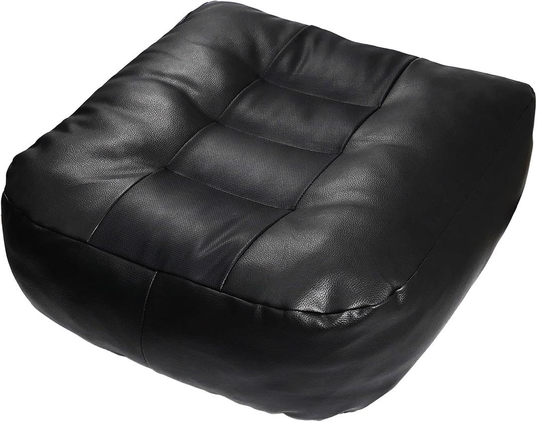 18x16x5 inches Leather Extra Thick Synthetic Car Seat Cushion for Office Chairs Can Raise Height Thickened Seat Booster Elevate Height to Relieve Back Pain Adult Driving Booster Cushion