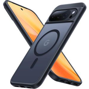 TORRAS Magnetic Shockproof for Google Pixel 10 Pro Case/Pixel 10 Case[Military Grade 12FT Drop Protection][Fit for MagSafe], Slim Matte Translucent & Sturdy Armor Case for Pixel 10/10 Pro, Black
