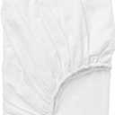 DVALA fitted sheet, 90x200 cm, white