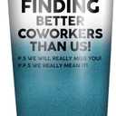 NewEleven Coworker Leaving Gifts - Farewell Gifts, Going Away Gift For Coworker - New Job, Goodbye, Good Luck Gift For Coworkers, Colleagues, Boss, Men, Women, Friends - 20 Oz Tumbler
