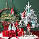 Newwiee 20 Sets Christmas Coworker Gift Gnome Ornaments Bulk with Appreciation Cards Coworkers are Like Christmas Light Plush Gnome Elf Hanging Thank You Gift for Employee Office Home Xmas Tree Decor