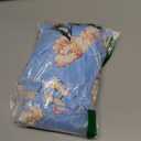 Xpenyo Maternity Maxi Dress Women Casual Wrap Long Baby Shower Pregnancy Dresses (Flower Light, XL, Blue)