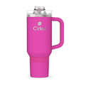 Cirkul 40oz. Brink Stainless Steel Tumbler with Handle, All-Day StrawSip™, Double-Wall Insulated