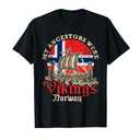 Norwegian Norway Viking Ship Flag T-Shirt. XL Size