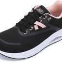AOV Wide Toe Box Shoes Women Arch Support Walking Shoes Plantar Fasciitis Orthotic Tennis Sneakers 7.5