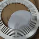 Broan-NuTone 750 Round Fan and Light Combo for Bathroom and Home, White Grille with Glass Lens, 100-Watts, 3.5 Sones, 100 CFM