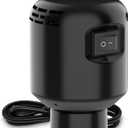 Electric Pump for Vacuum Storage Bags, 55W 5000PA Portable Travel Vacuum Pump for Storage Bags (1, Black)