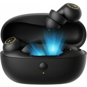 Wedoking Sleep III, Comfortable Sleep Earphones Noise Blocking Bluetooth Invisible Earbuds Small Sleep Earphones with Mic All Night Design 8 Hours Playtime for People, Black