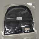 60% Cashmere Slouchy Beanie for Women, Knit Beanie Hat for Winter and Fall, Soft Warm Wool Slouch Winter Hats for Ladies (Black)