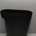 IRIS USA Small Trash Can Wastebasket with Handle, 6 Gallon / 24 Quart, 2-Pack, for Bathroom, Office, Bedroom, Under Sink, Kitchen, Garbage - Black