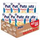 Utz Ripples Original Crispy Chips Made from Fresh Potatoes, 42 Count, Crunchy Individual Snacks to Go, Gluten Free Snacks, brand is Utz, variation theme is Flavor that is Ripples Original, Size that is 42 Count (Pack of 1). BBD: 1/12/26